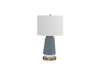 Lampe de table de bout moderne en céramique bleue Staybridge Suites